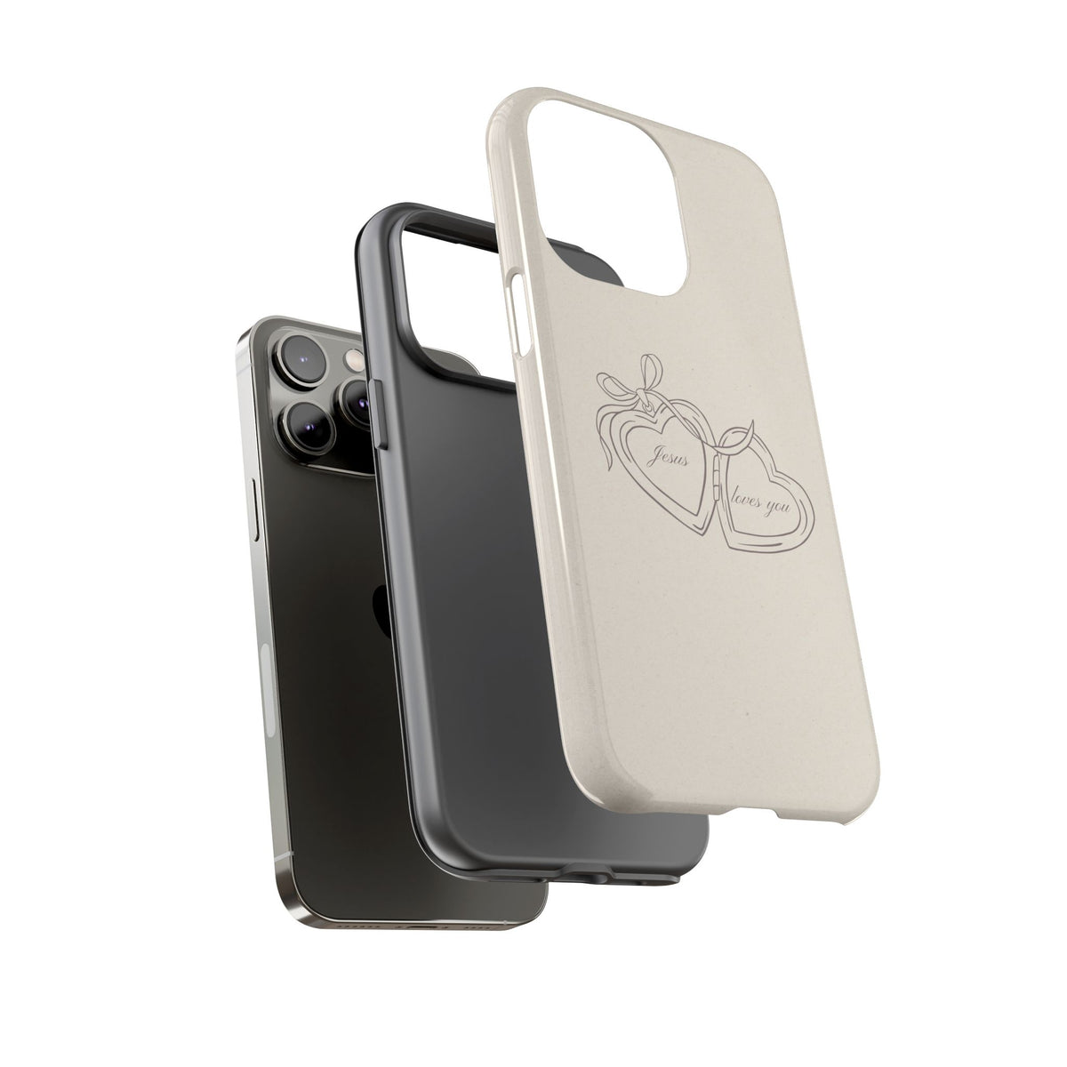 Jesus loves you Locket Phone Case