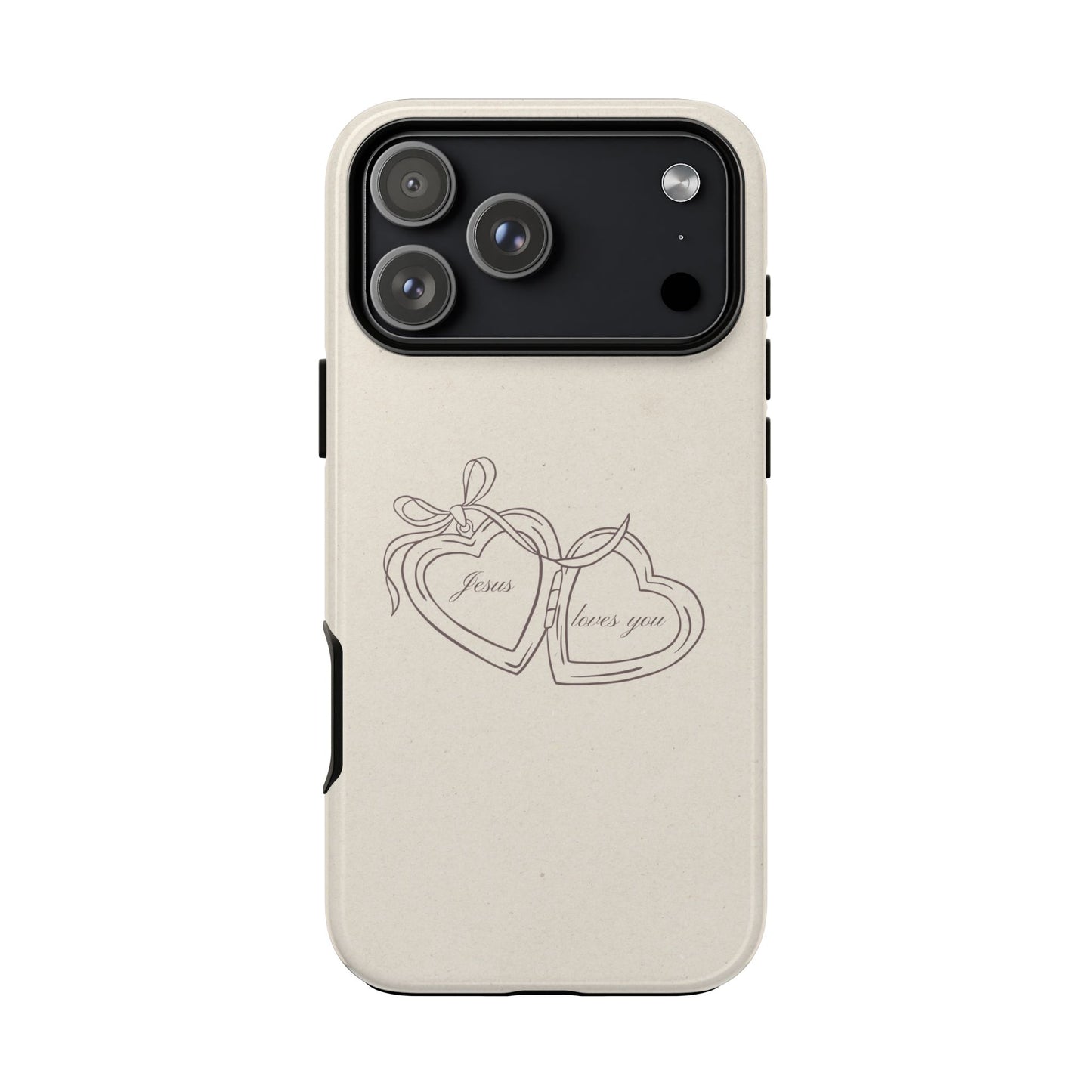 Locket Jesus loves you Phone Case