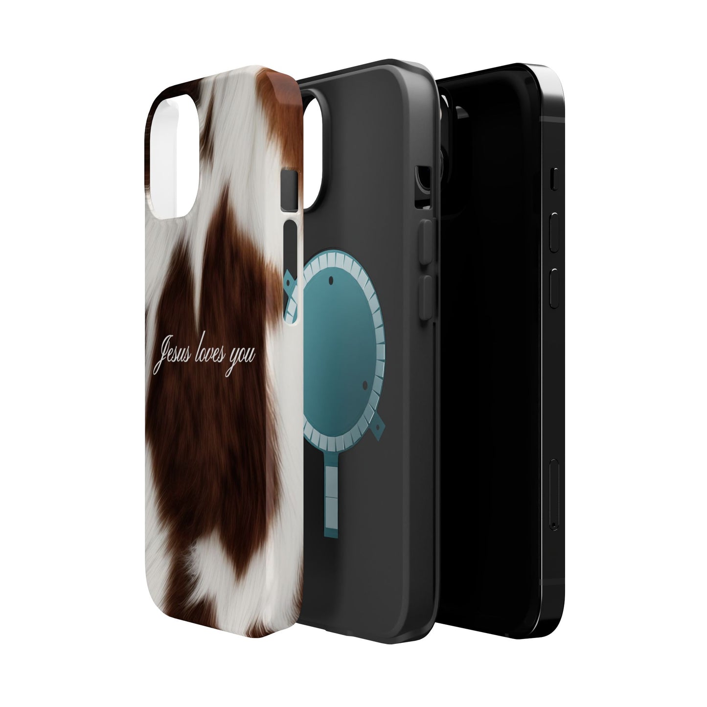 Jesus loves you Cow MagSafe Phone Case
