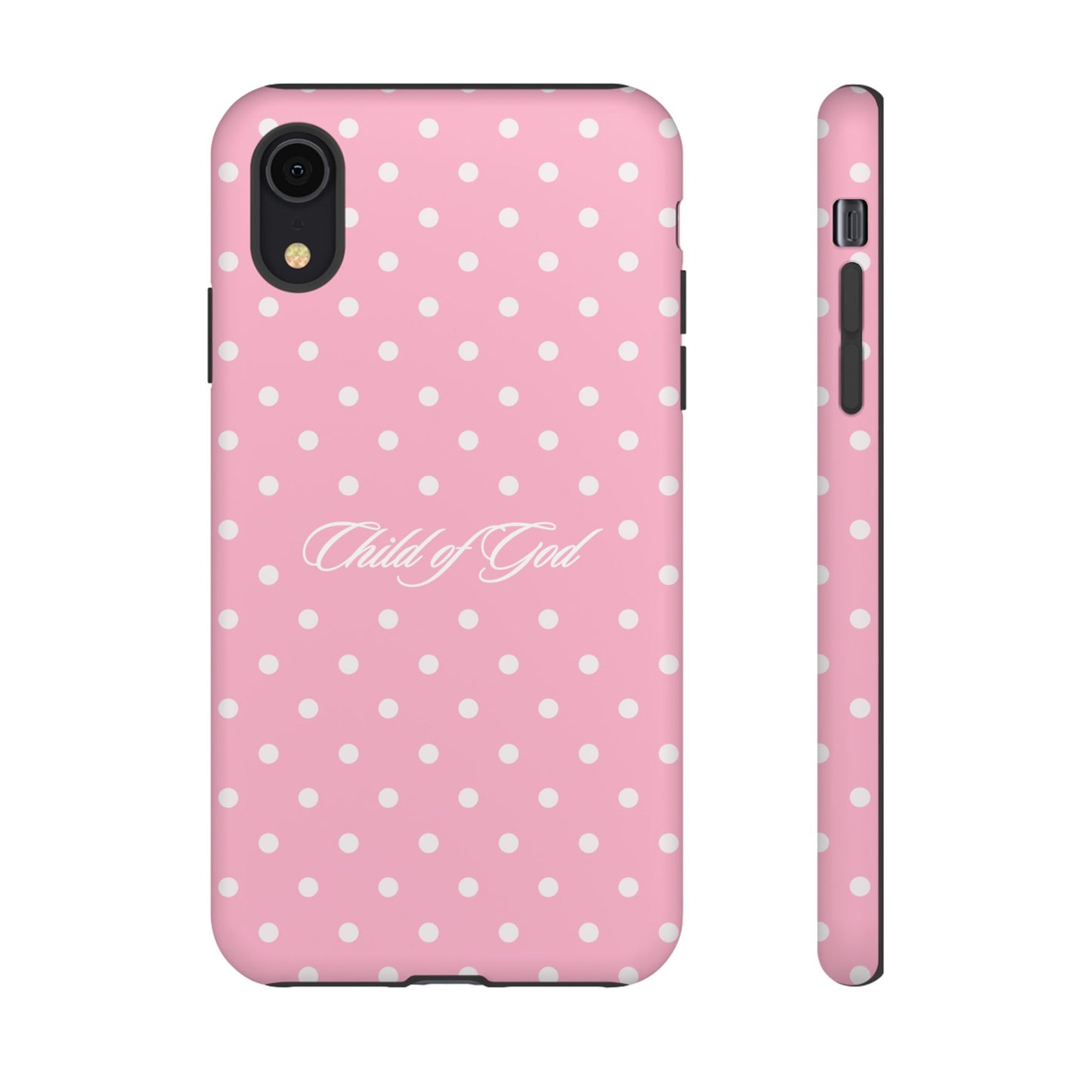 Child of God Pink Polka Dot Phone Case