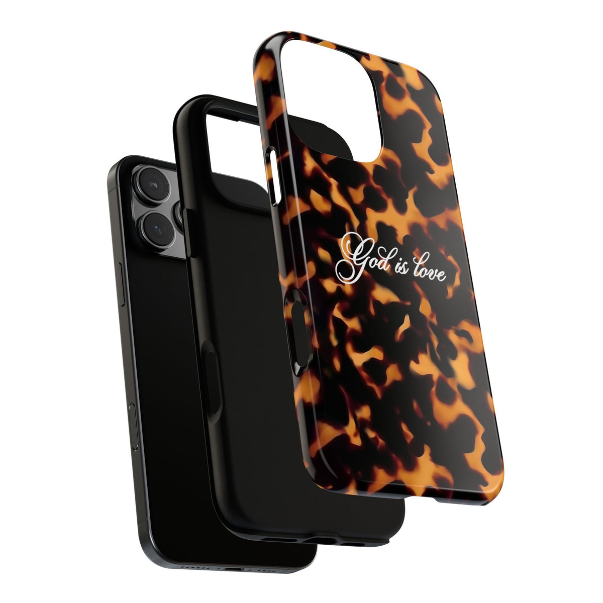 God is love Tortoise shell phone case