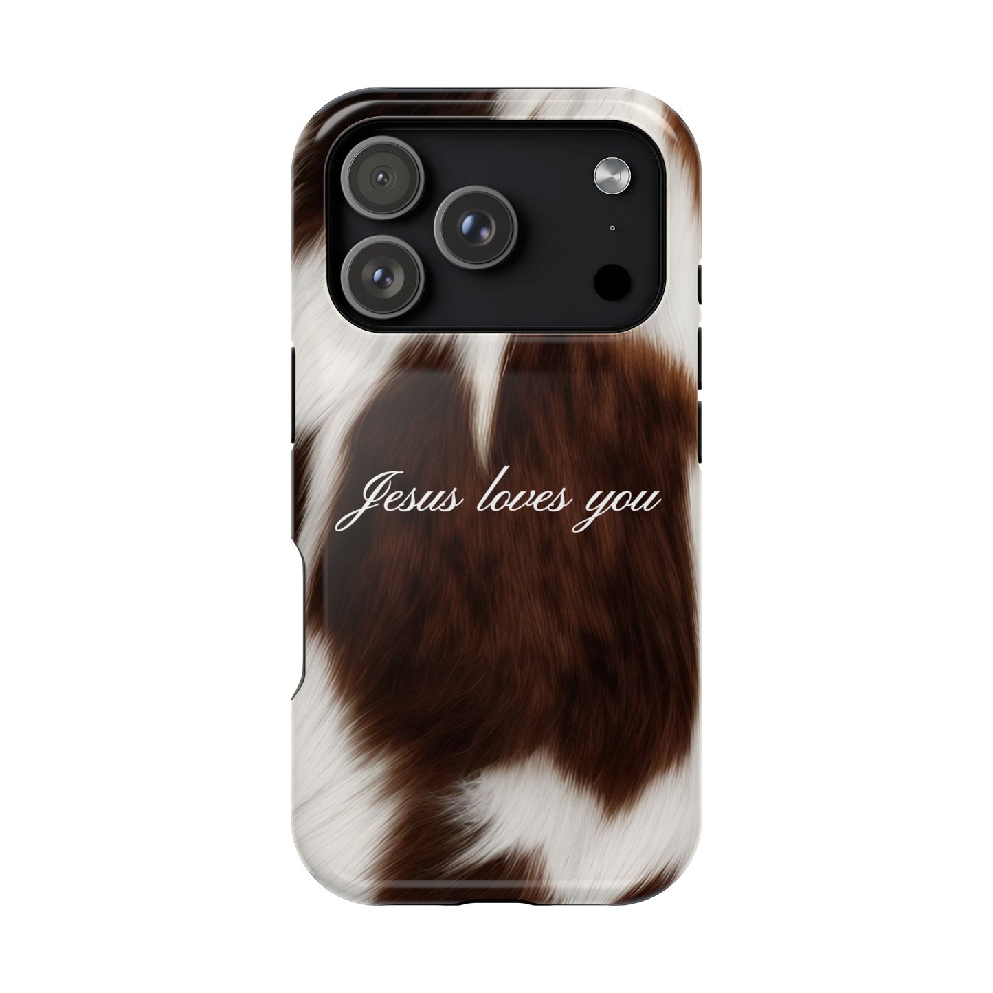 Jesus loves you Cow MagSafe Phone Case