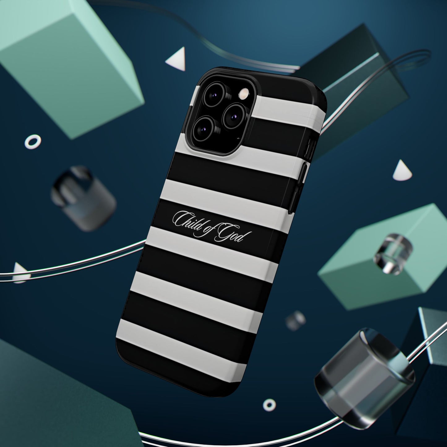 Phone Case - Child of God Striped MagSafe Phone Case