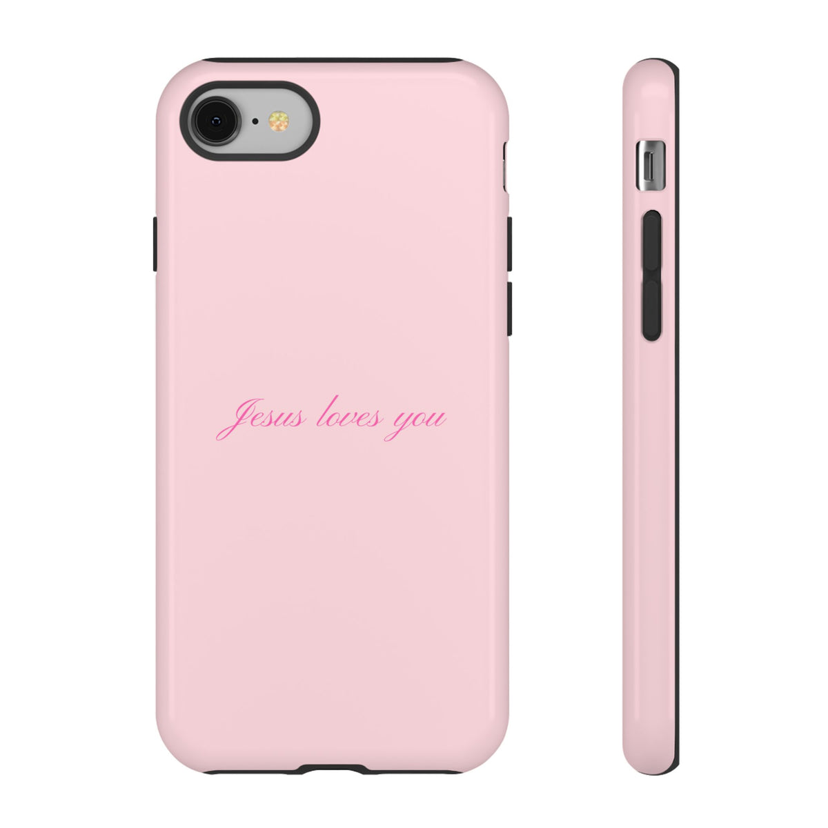 Jesus loves you Baby Pink Phone Case