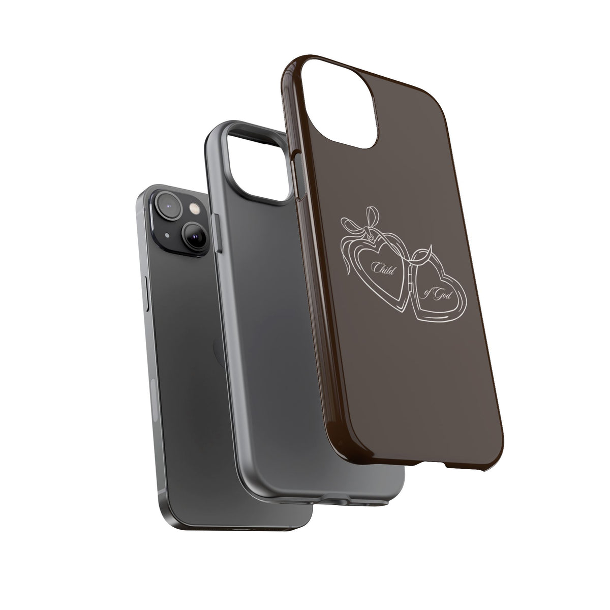 Child of God Espresso Locket Phone Case