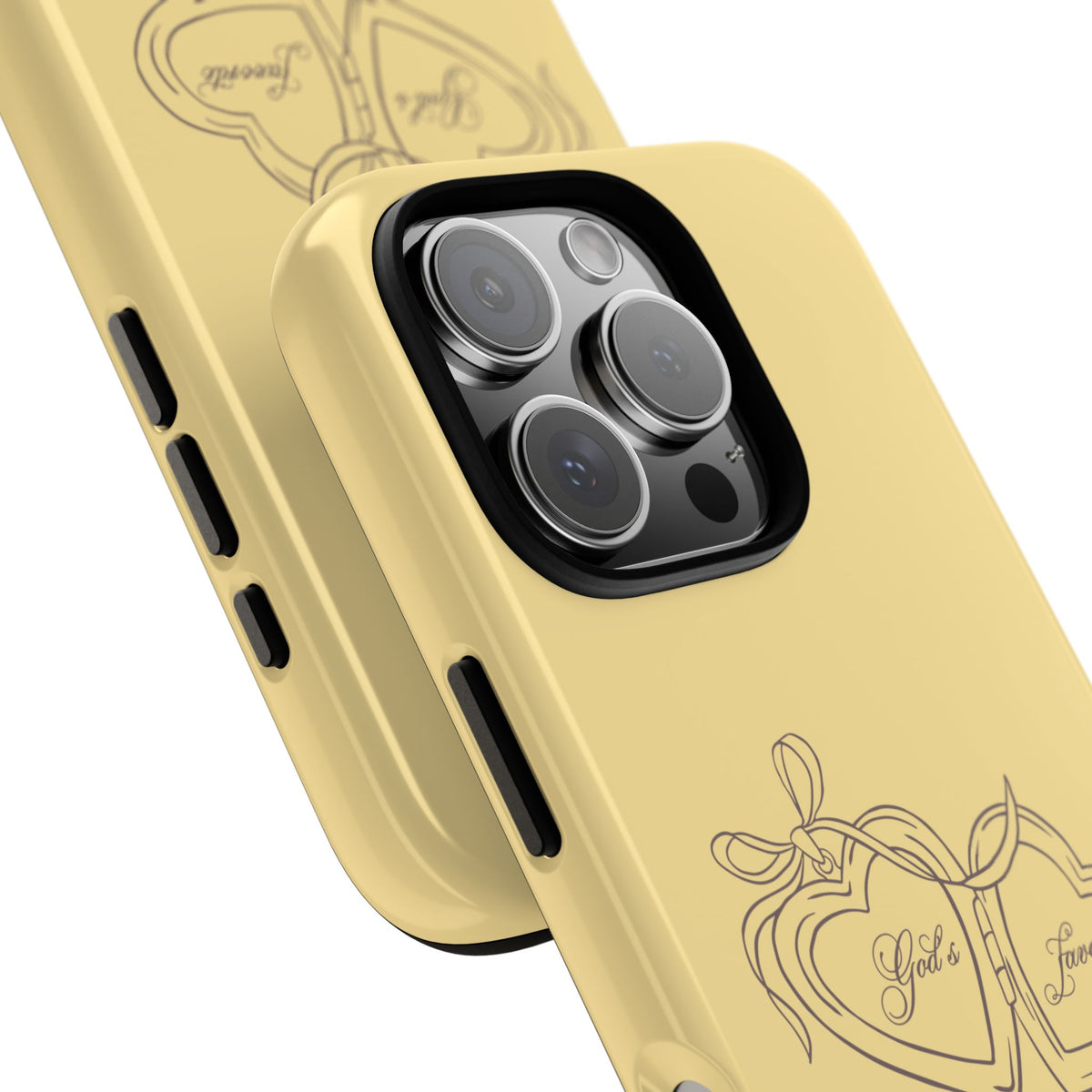 God’s favorite Butter Yellow Locket Phone Case
