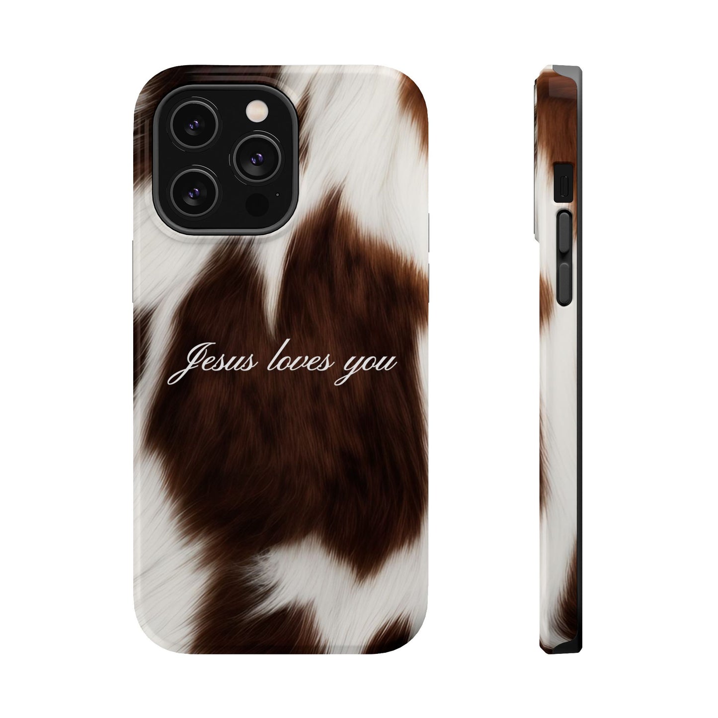 Jesus loves you Cow MagSafe Phone Case