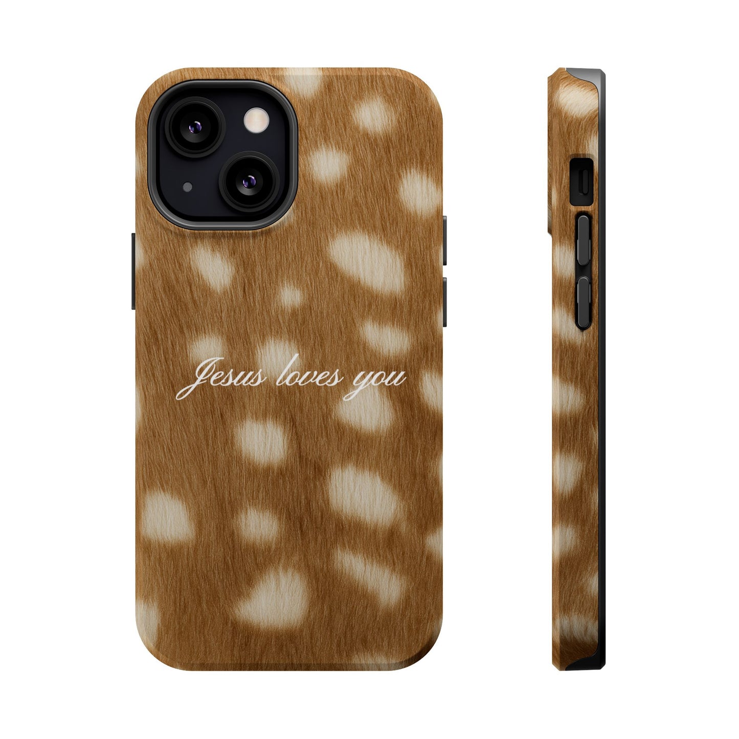 Jesus loves you Fawn MagSafe Phone Case