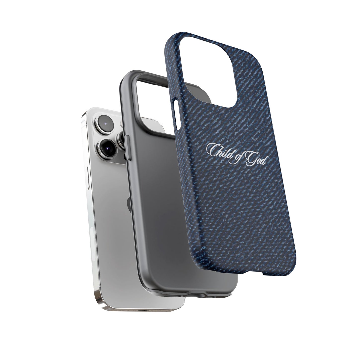 Child of God Denim Phone Case