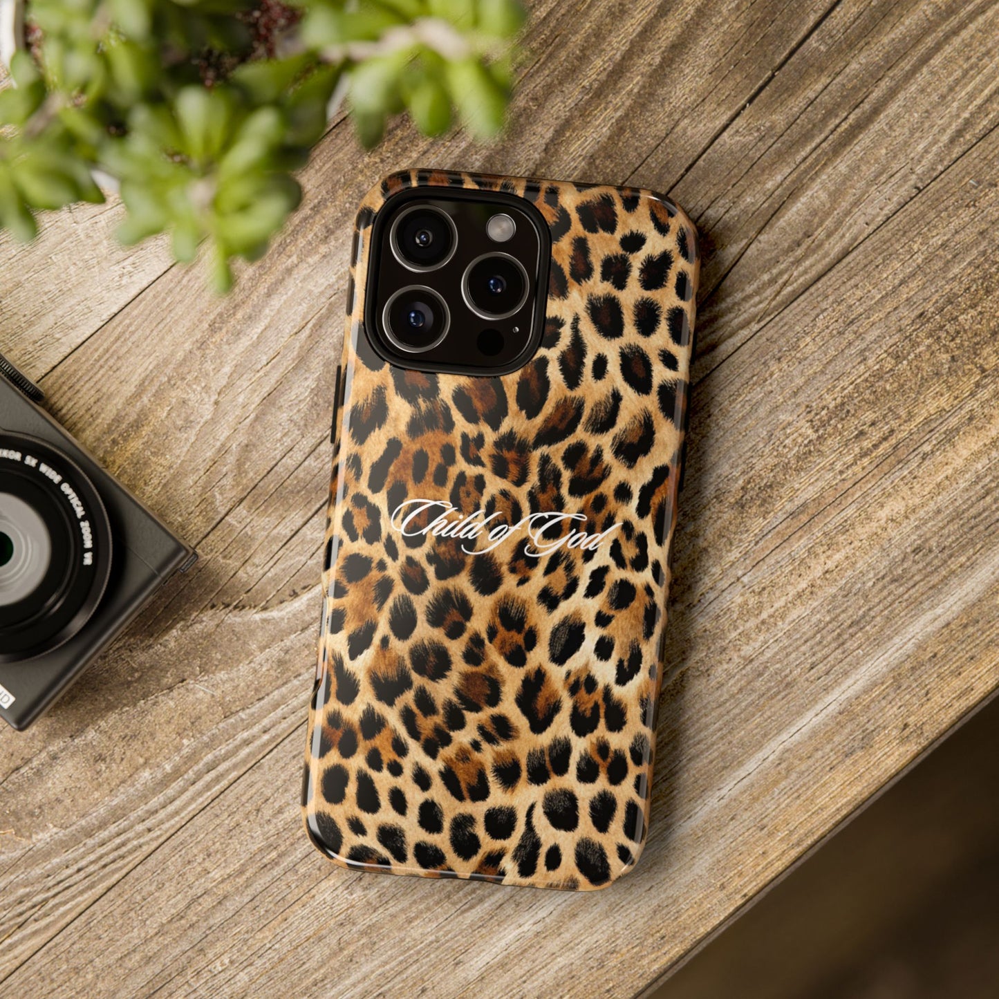 Child of God Leopard Phone Case