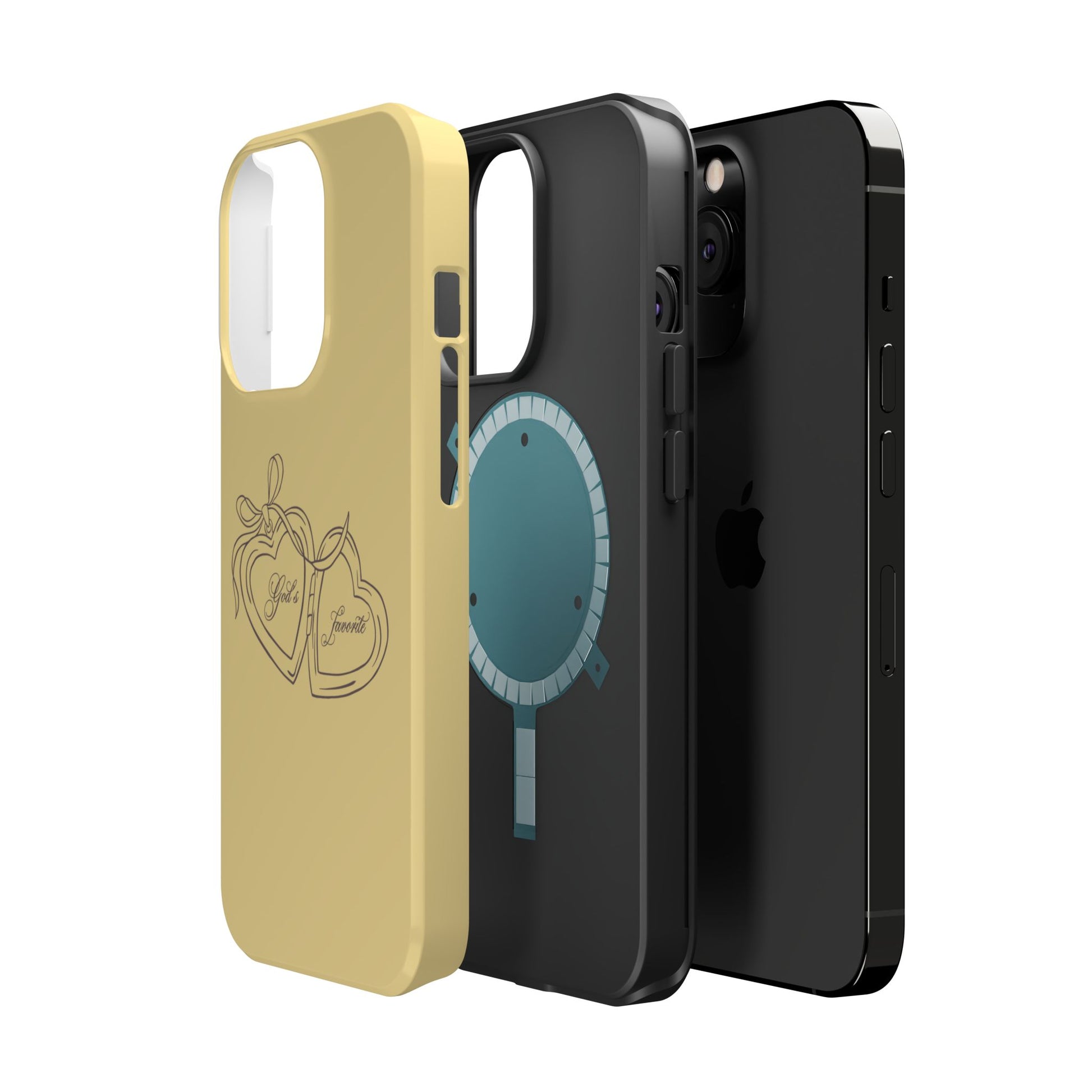 God's Favorite Butter Yellow Locket MagSafe Phone Case Lait et Miel Co. God's Favorite Butter Yellow Locket MagSafe Phone Case Lait et Miel Co.