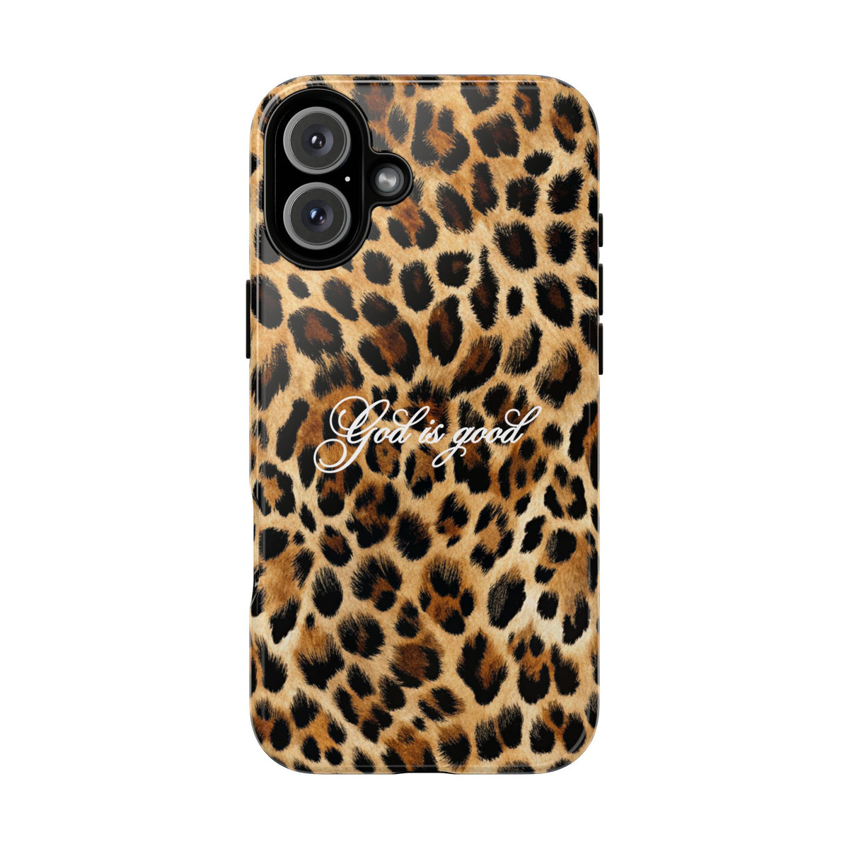 God is good Leopard Phone Case