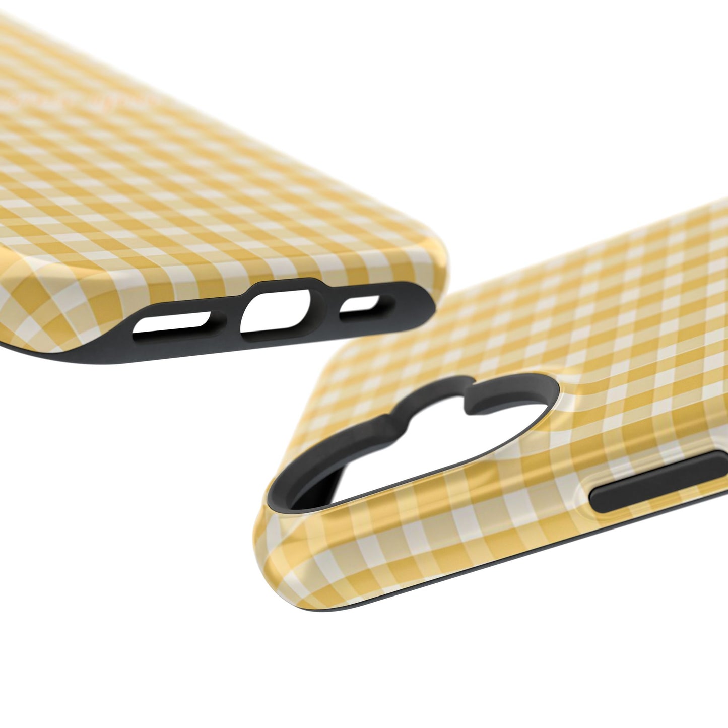 Jesus loves you Gingham Yellow Phone Case MagSafe