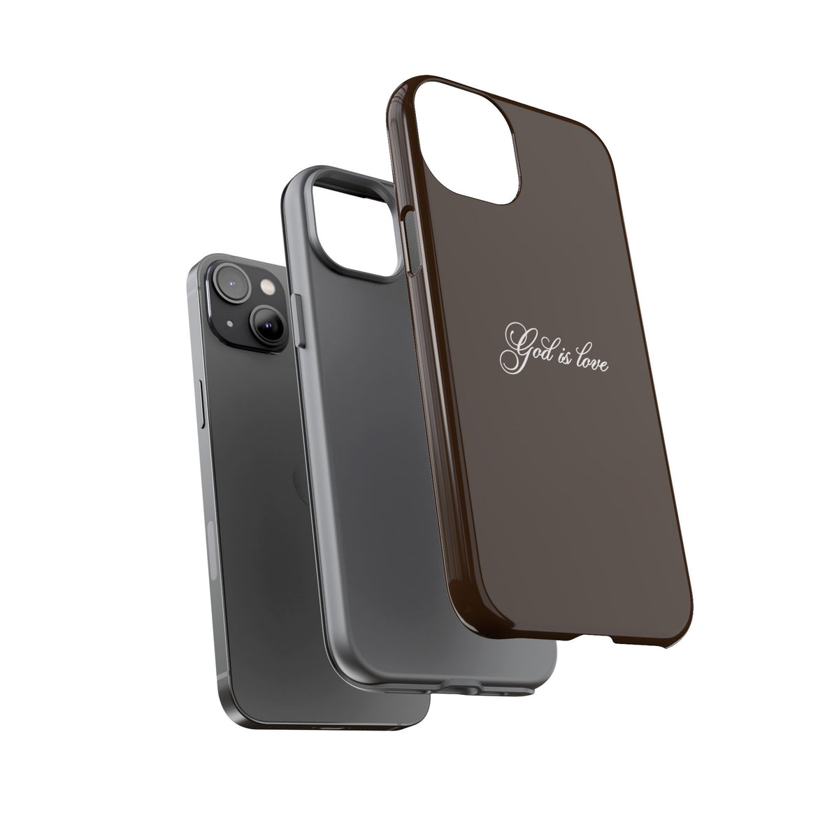 God is Love Espresso Phone Case