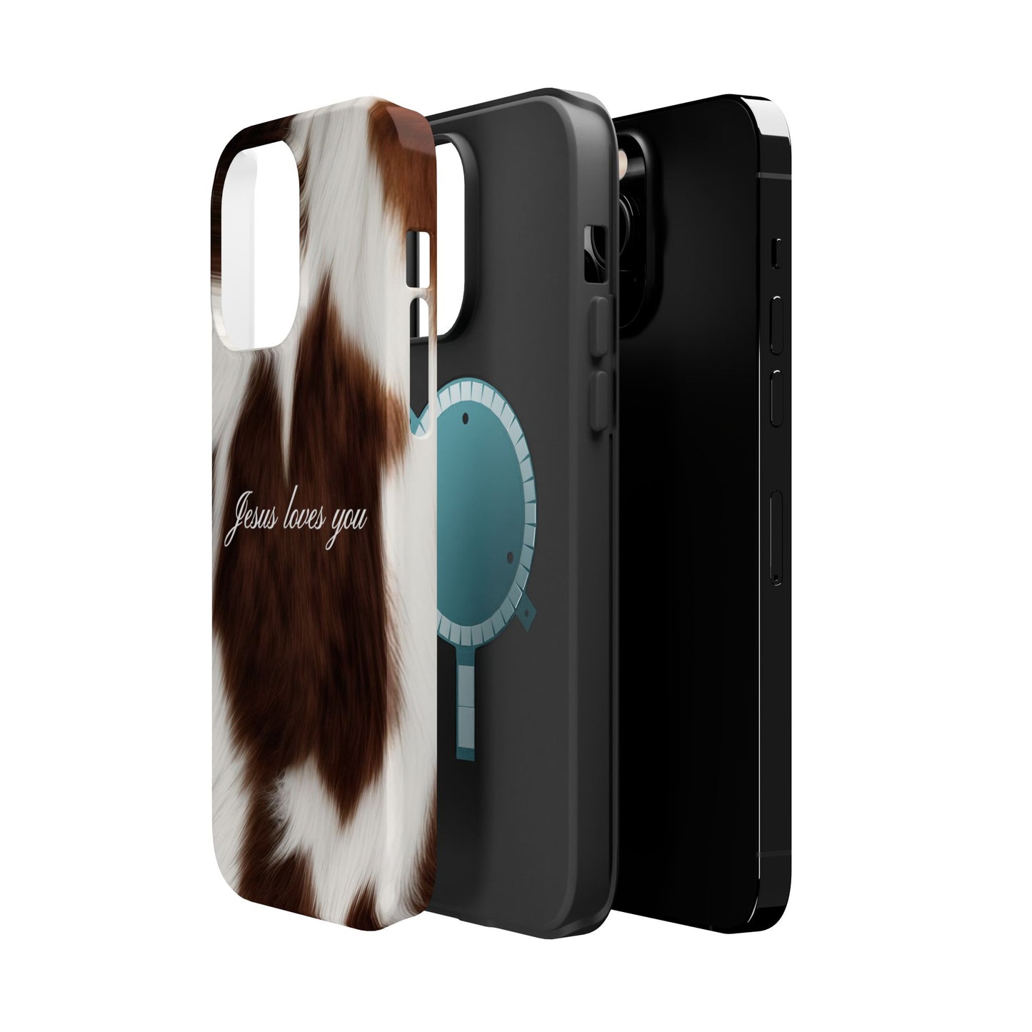 Jesus loves you Cow MagSafe Phone Case