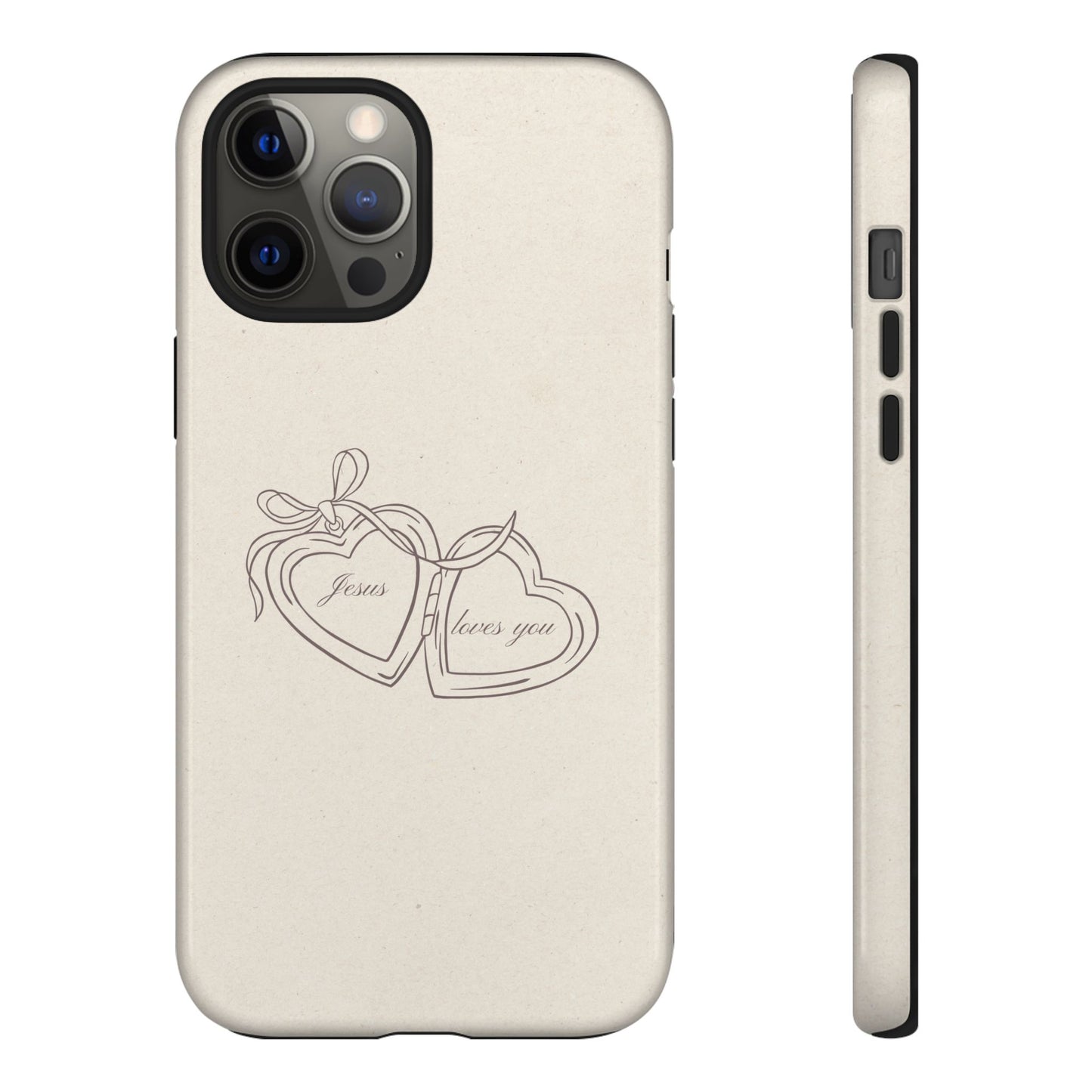 Locket Jesus loves you Phone Case