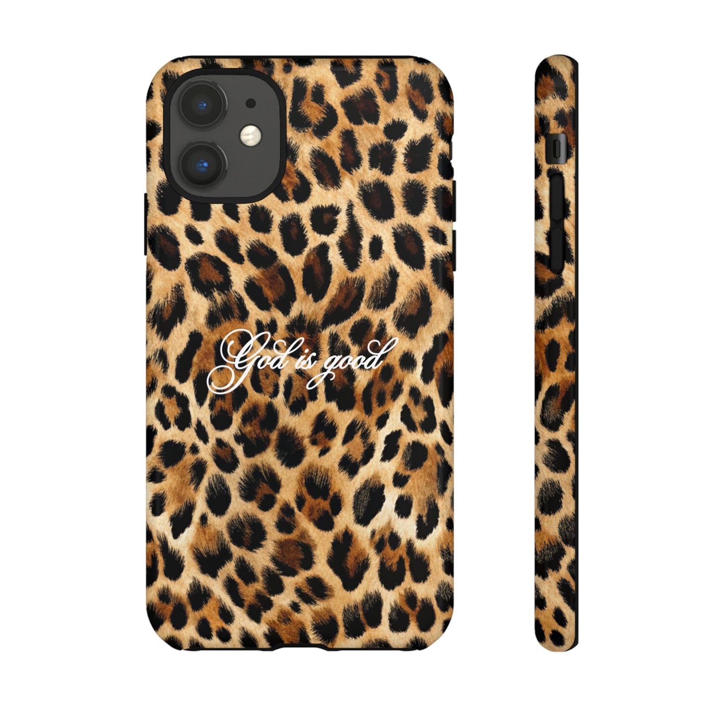 God is good Leopard Phone Case