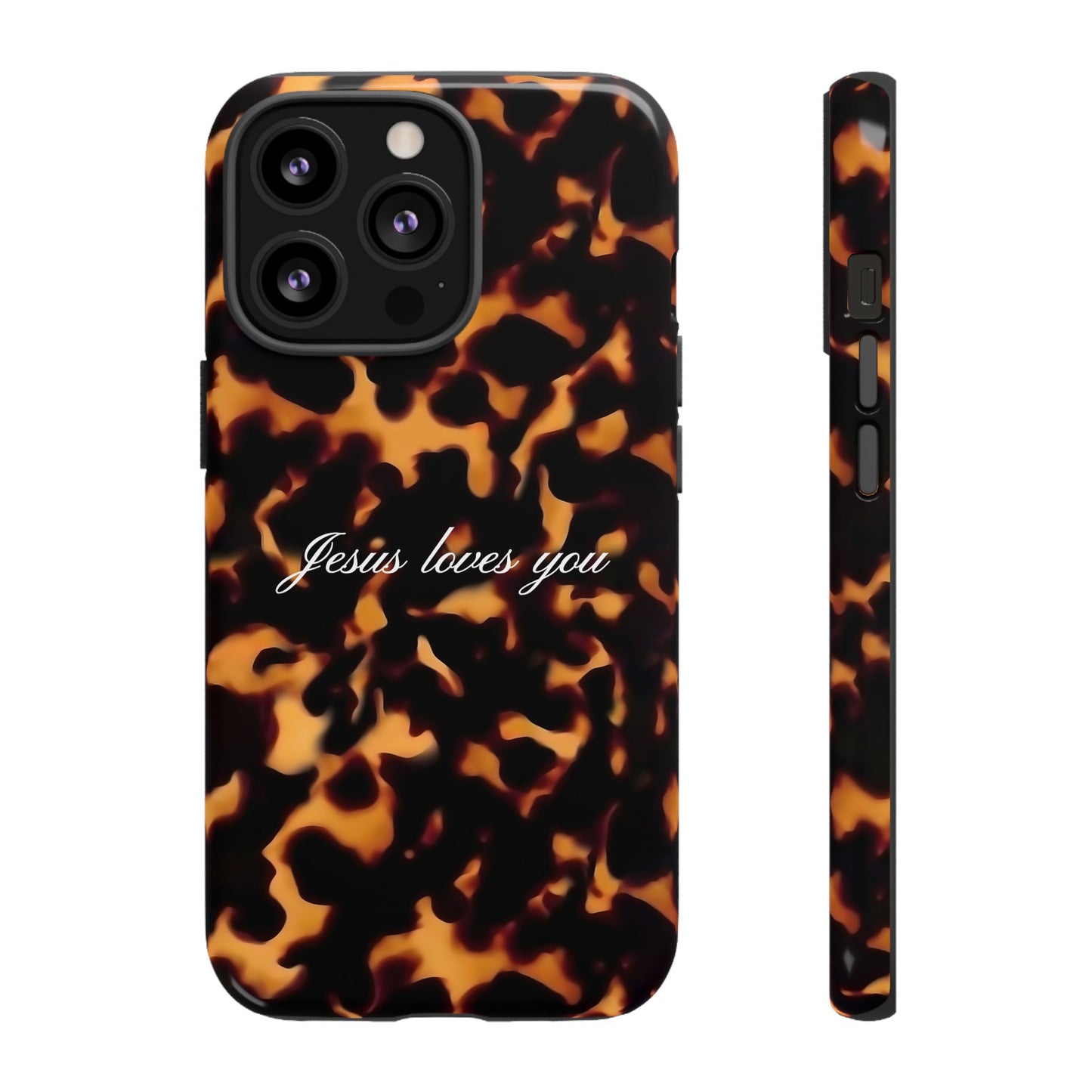 Jesus loves you Tortoise Phone Case