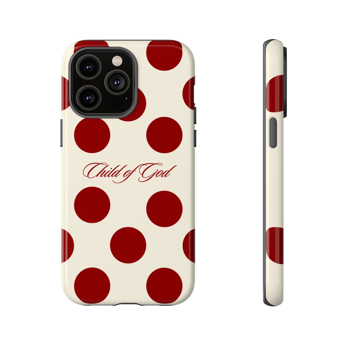 Child of God Red and Créame Phone Case