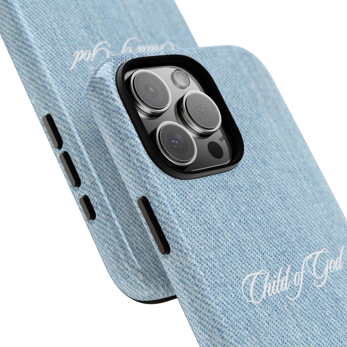 Child of God Denim Phone Case
