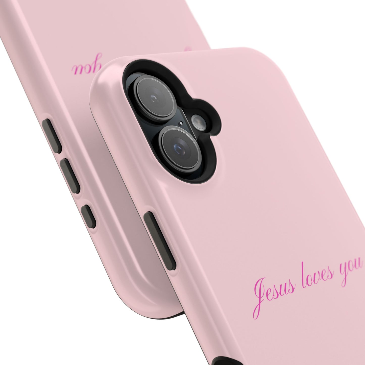 Jesus loves you Baby Pink Phone Case MagSafe
