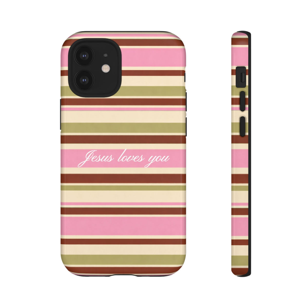 Jesus Loves You Neapolitan Phone Case
