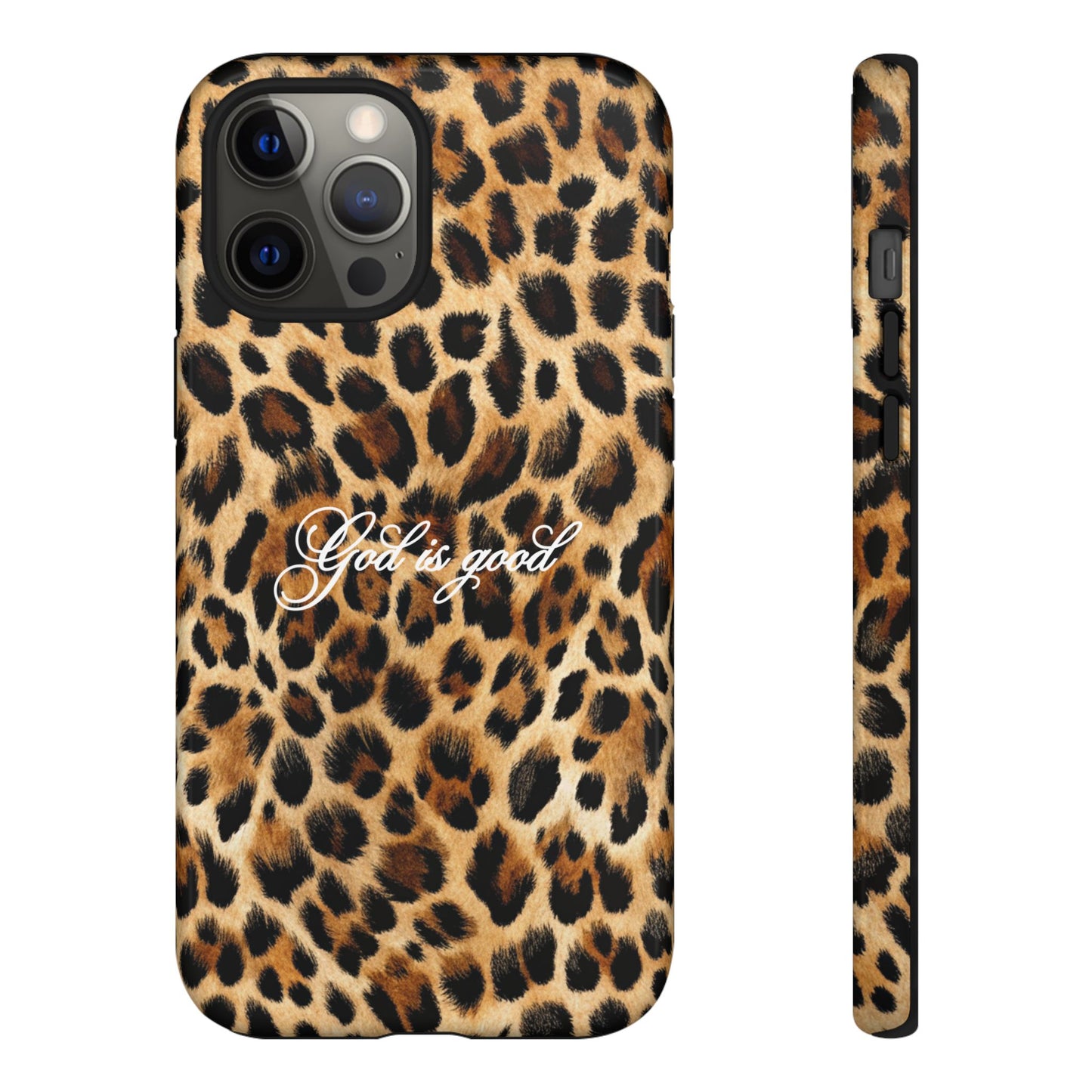 God is good Leopard Print Phone Case