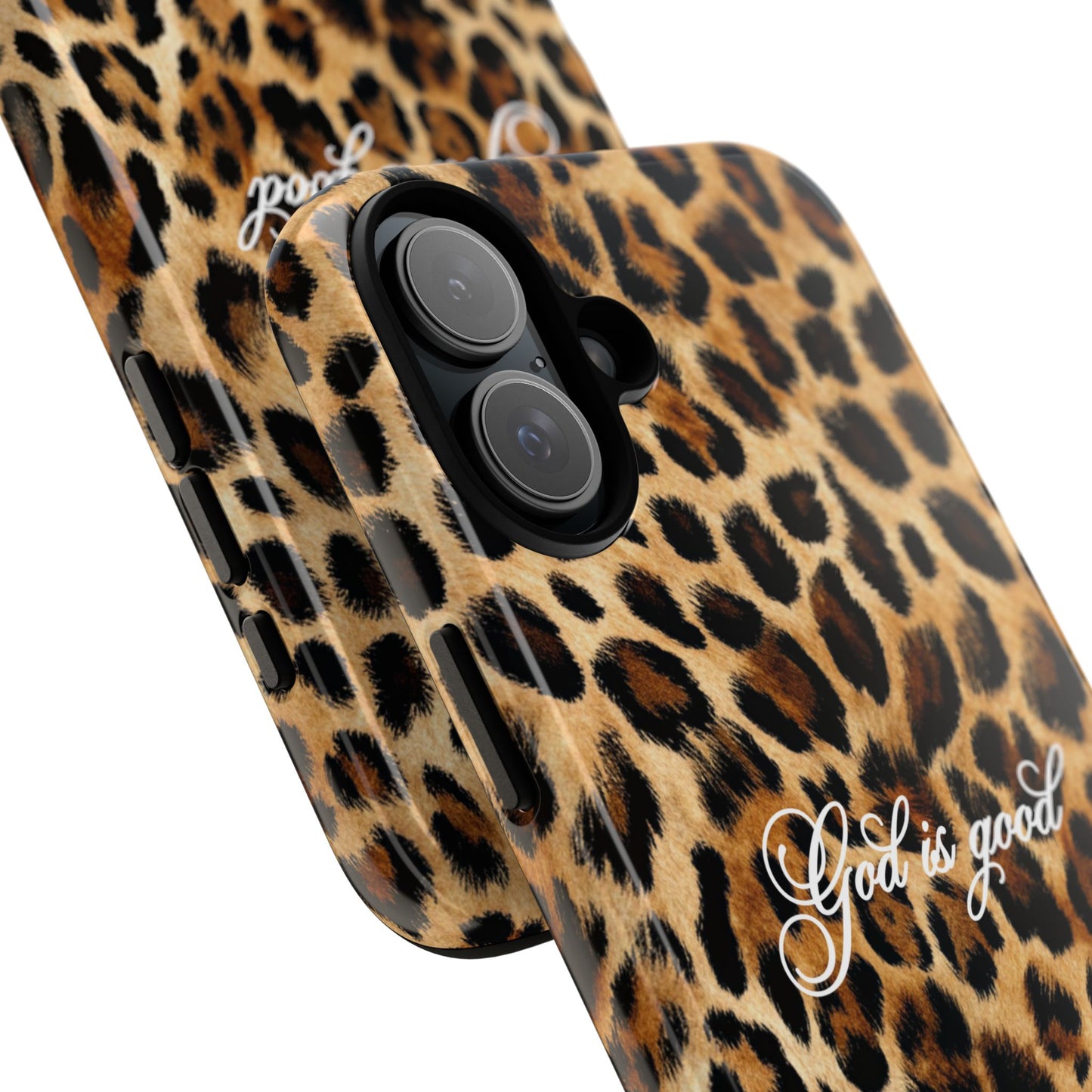 God is good Leopard Phone Case