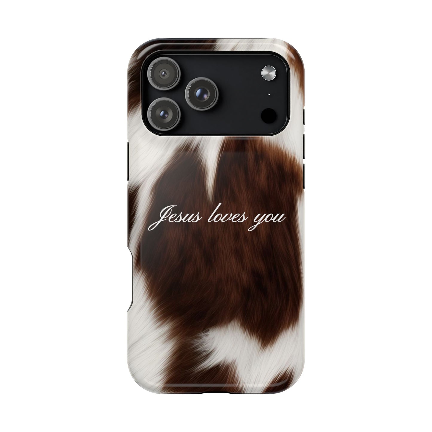 Jesus loves you Cow MagSafe Phone Case