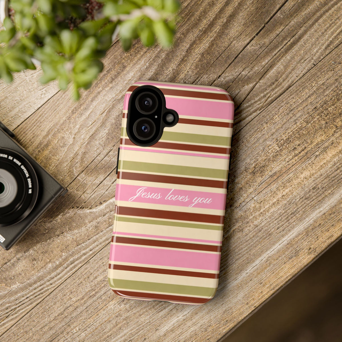 Jesus Loves You Neapolitan Phone Case