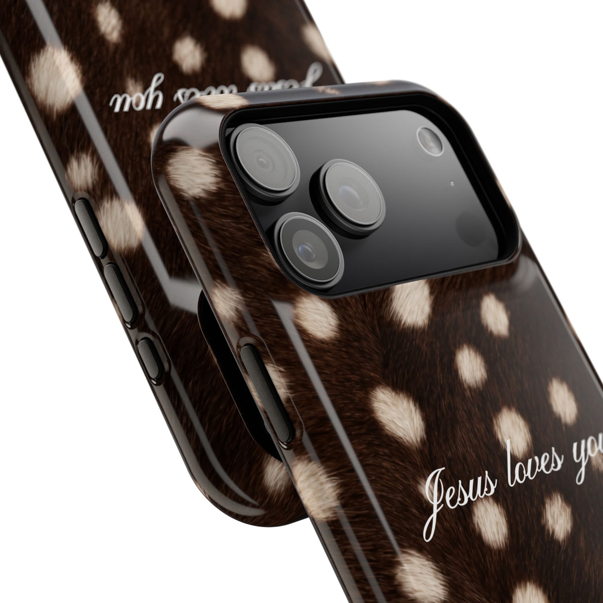 Jesus loves you Dark Fawn MagSafe Phone Case