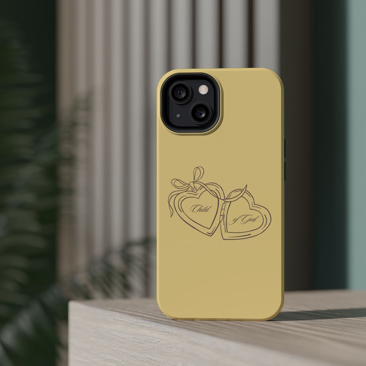 Child of God Butter Yellow Locket Phone Case MagSafe