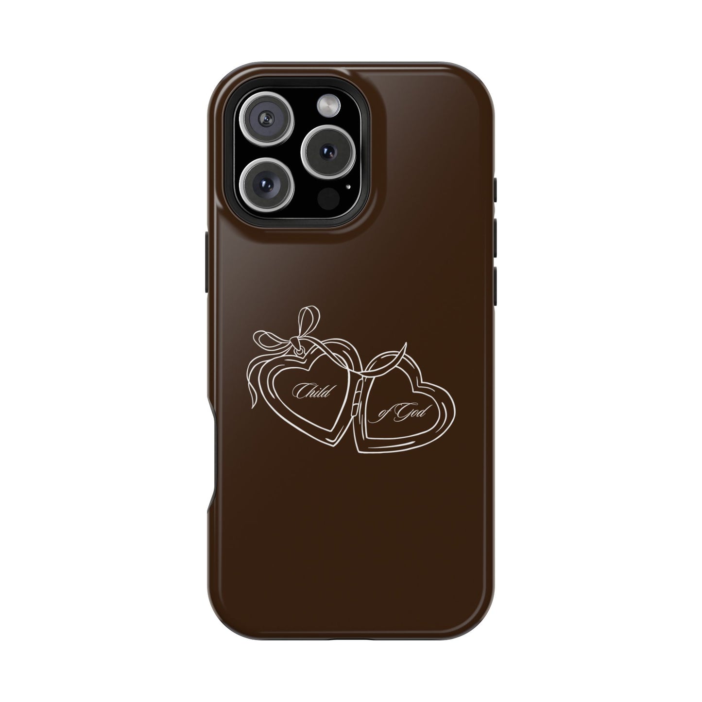 Child of God Locket Espresso Phone Case MagSafe
