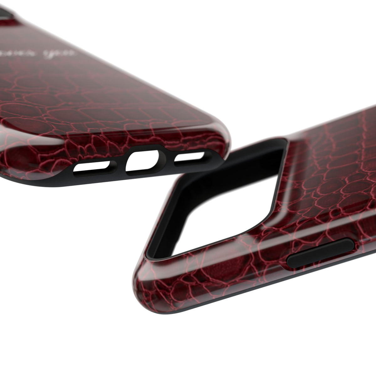 Jesus loves you Burgundy Croc MagSafe Phone Case