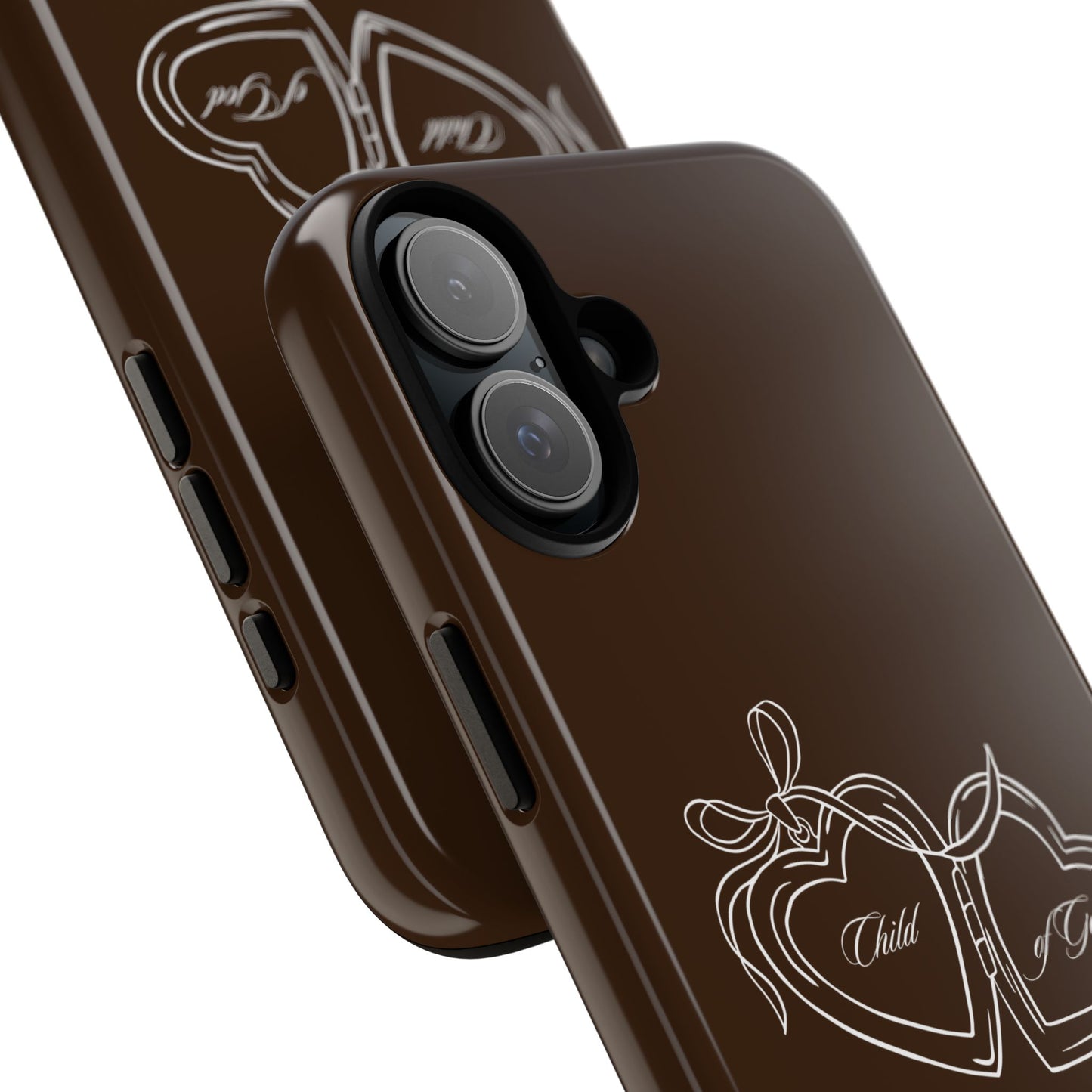 Child of God Espresso Locket Phone Case