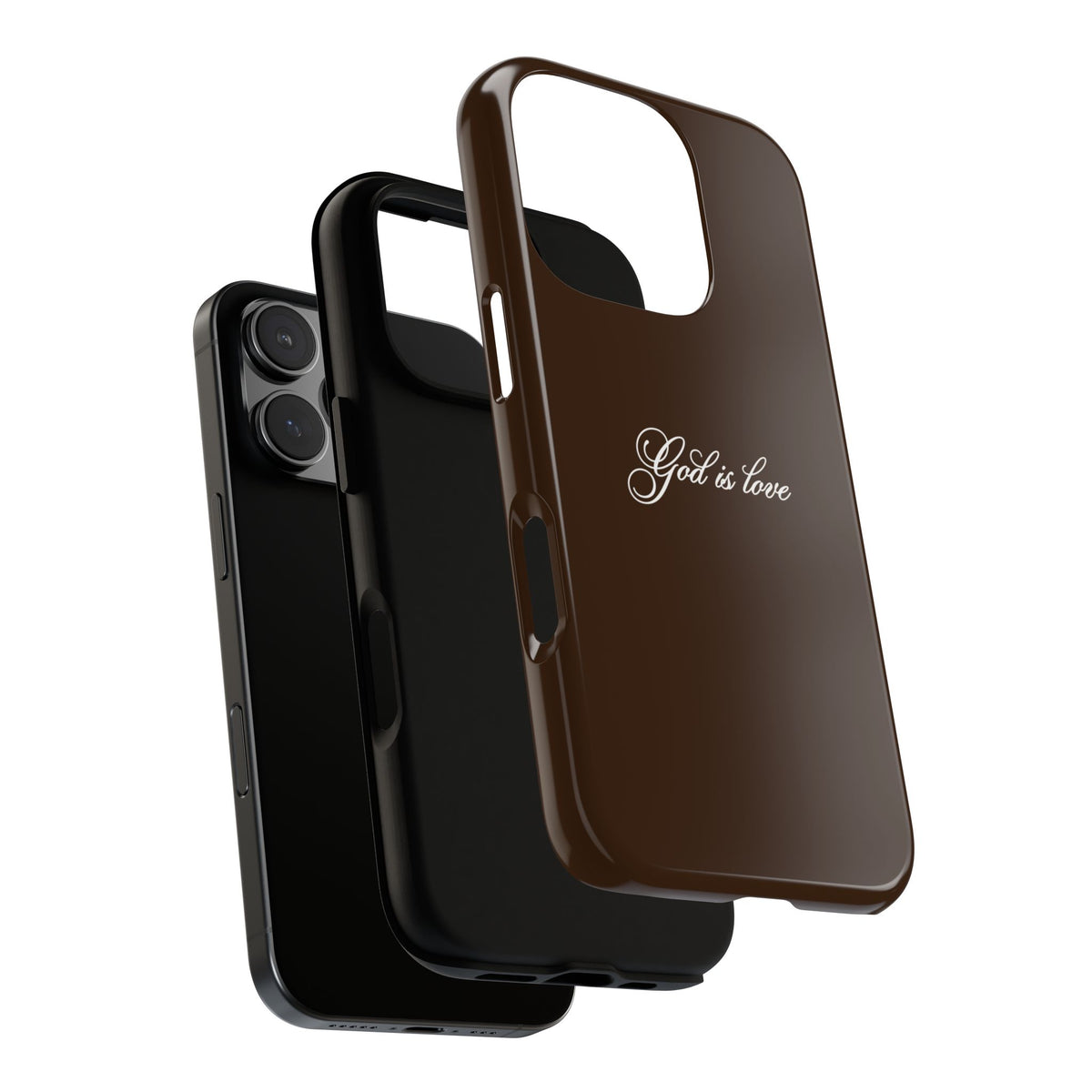 God is Love Espresso Phone Case
