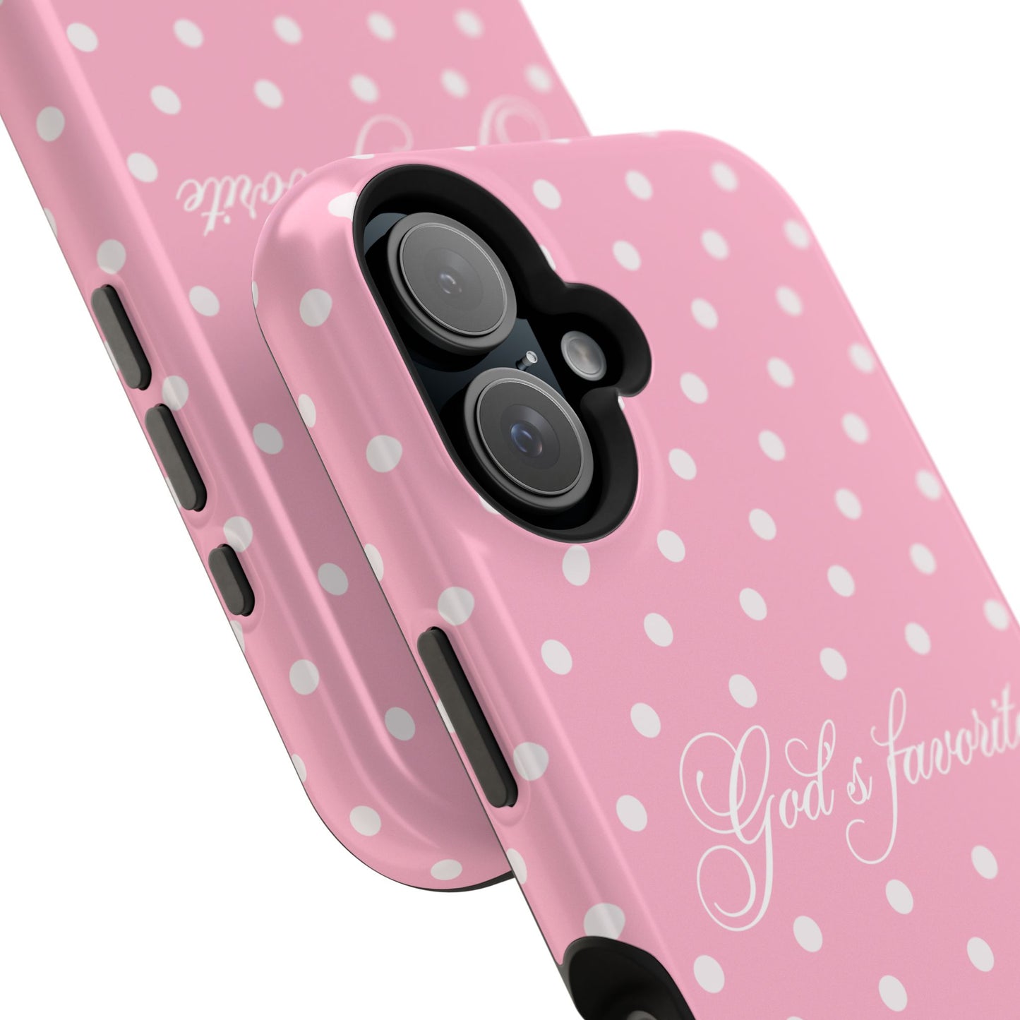 God’s favorite Pink Polka Dot MagSafe Phone Case