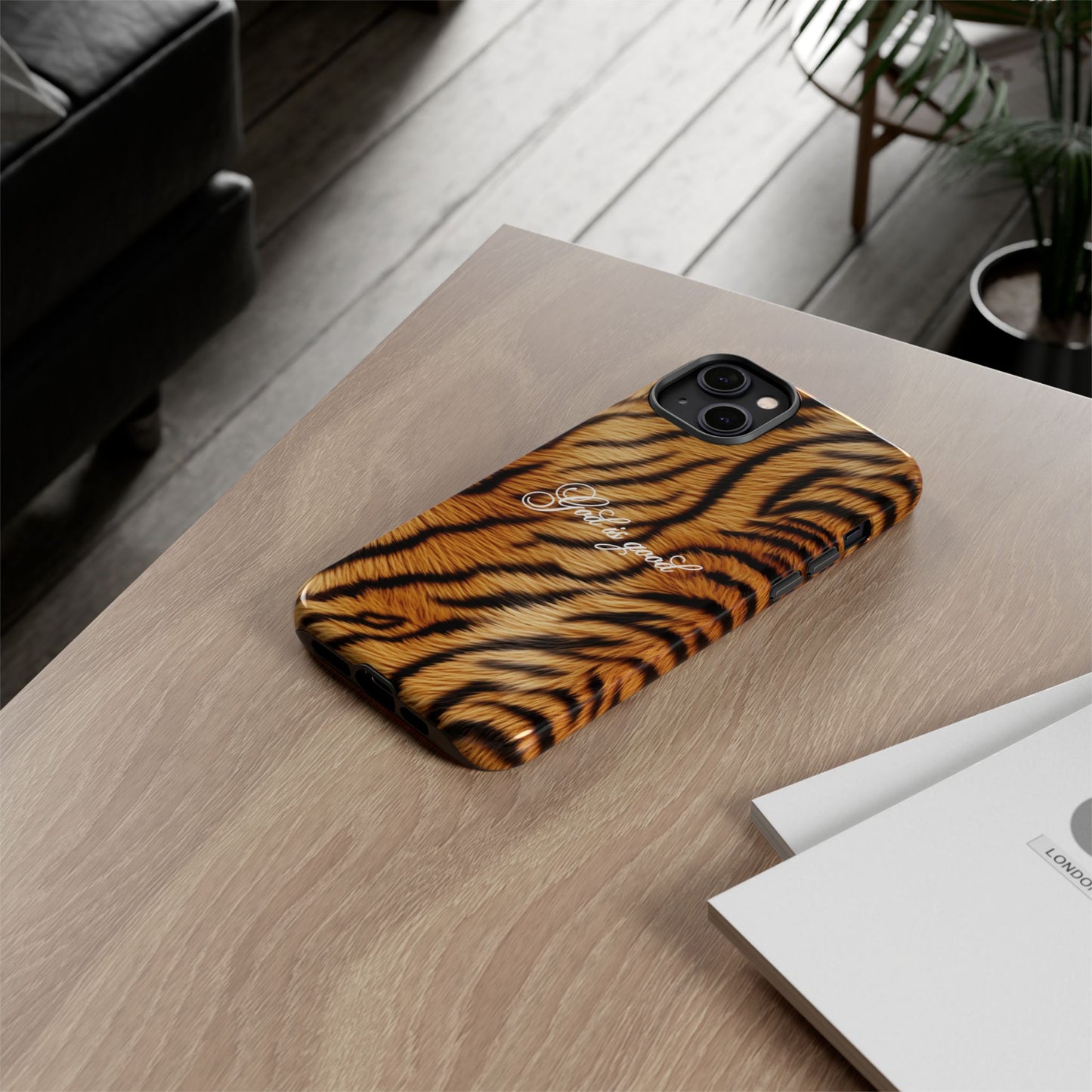 God is good Tiger Phone Case