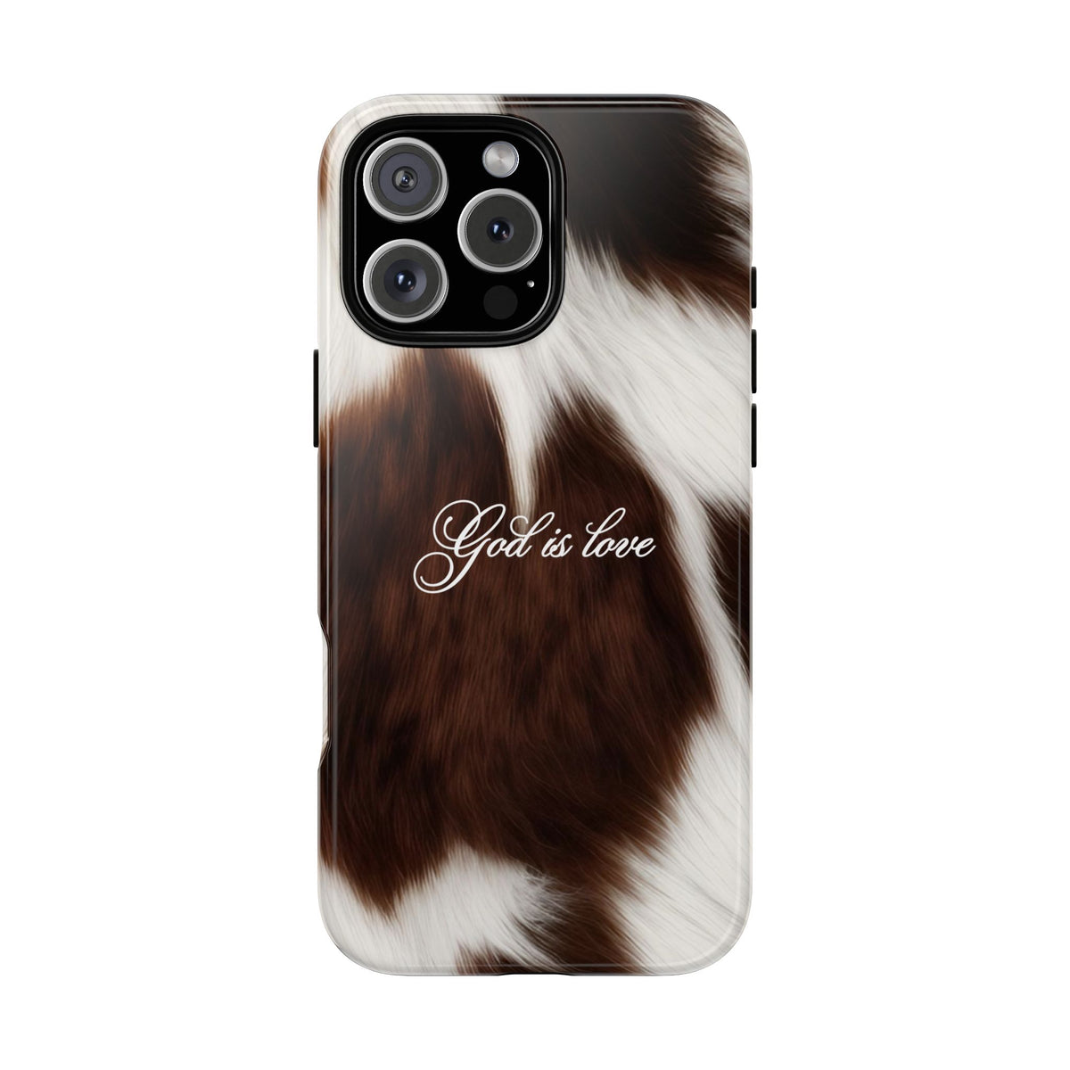 God is love Cow phone case