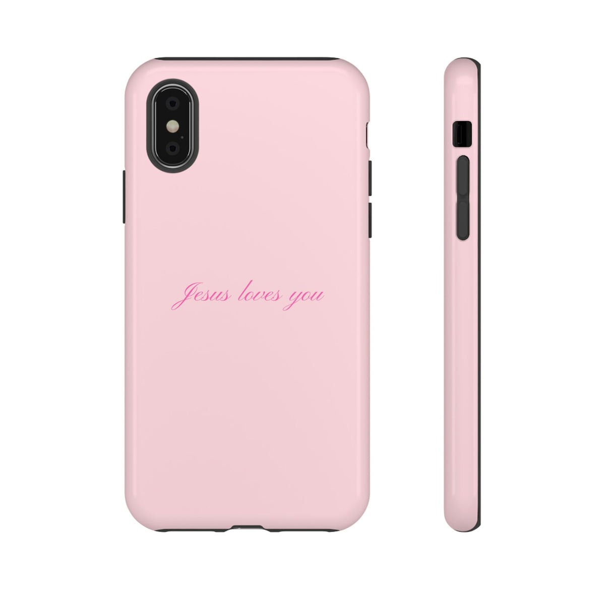 Jesus loves you Baby Pink Phone Case