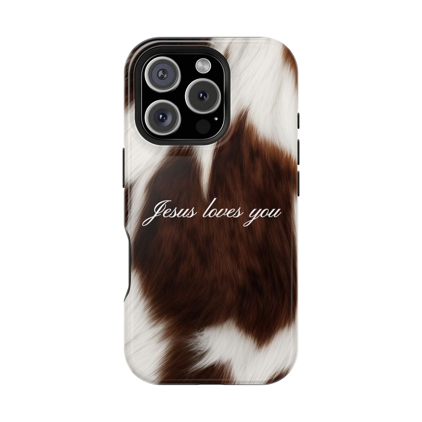 Jesus loves you Cow MagSafe Phone Case