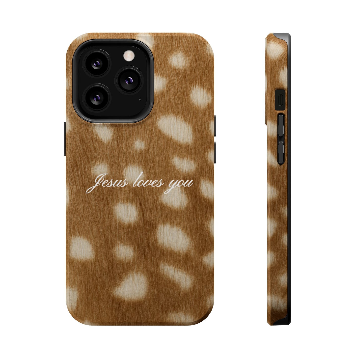 Jesus loves you Fawn MagSafe Phone Case