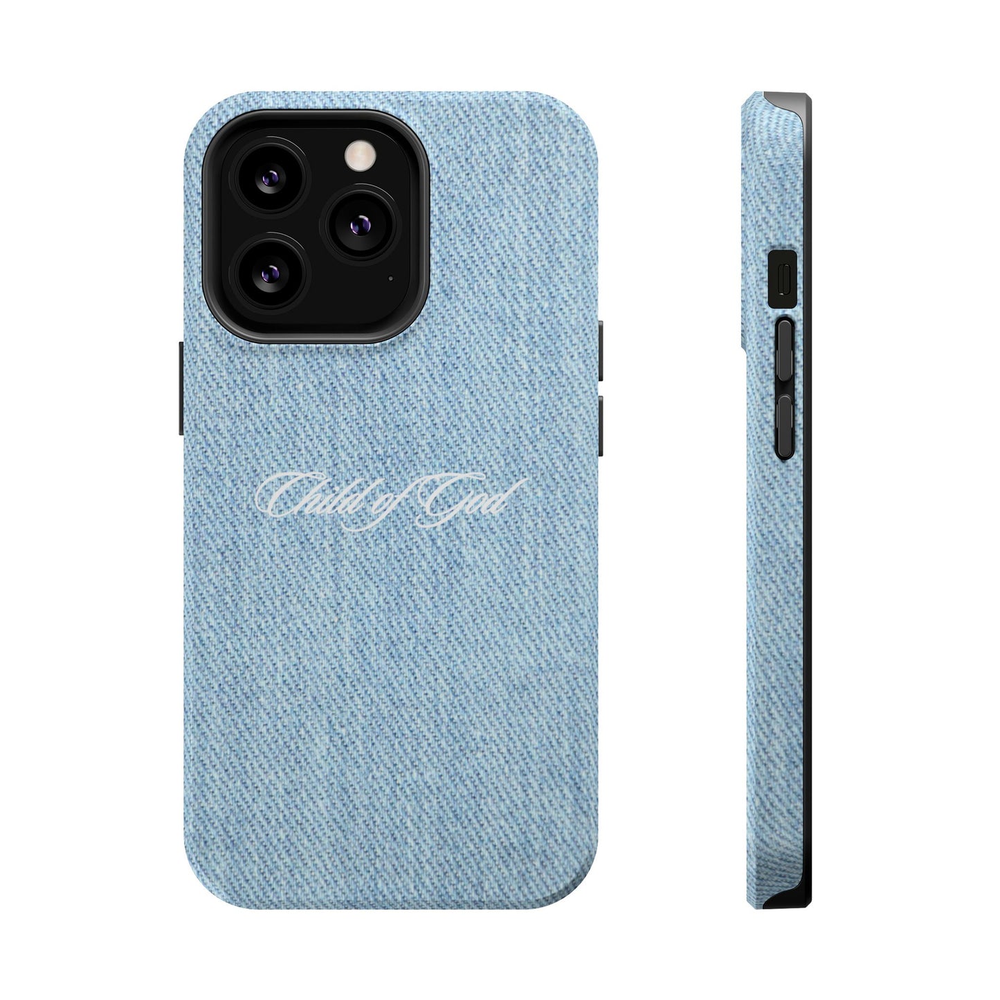 Child of God Denim Phone Case MagSafe