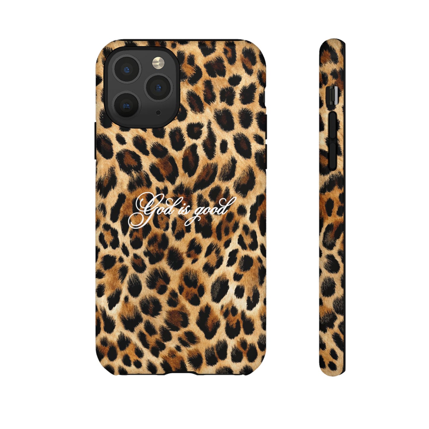 God is good Leopard Phone Case