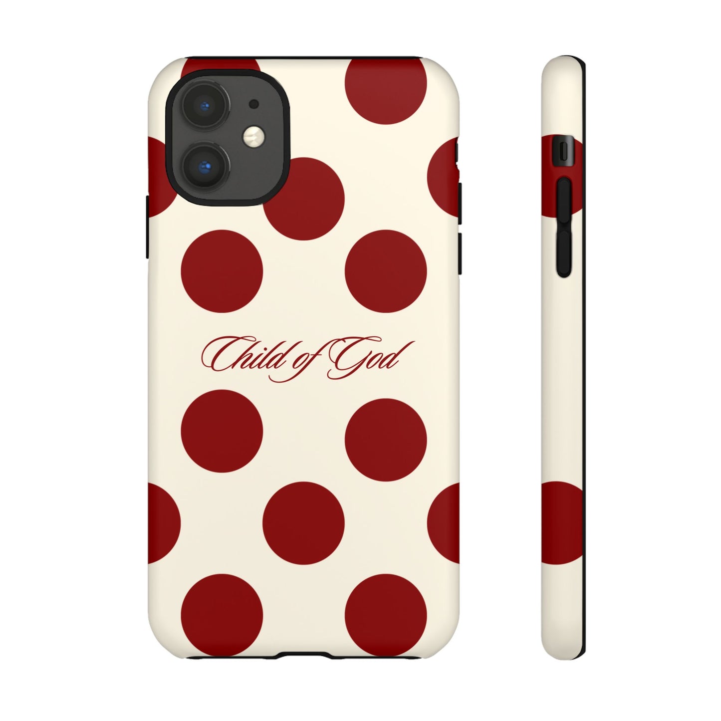 Child of God Red and Créame Phone Case