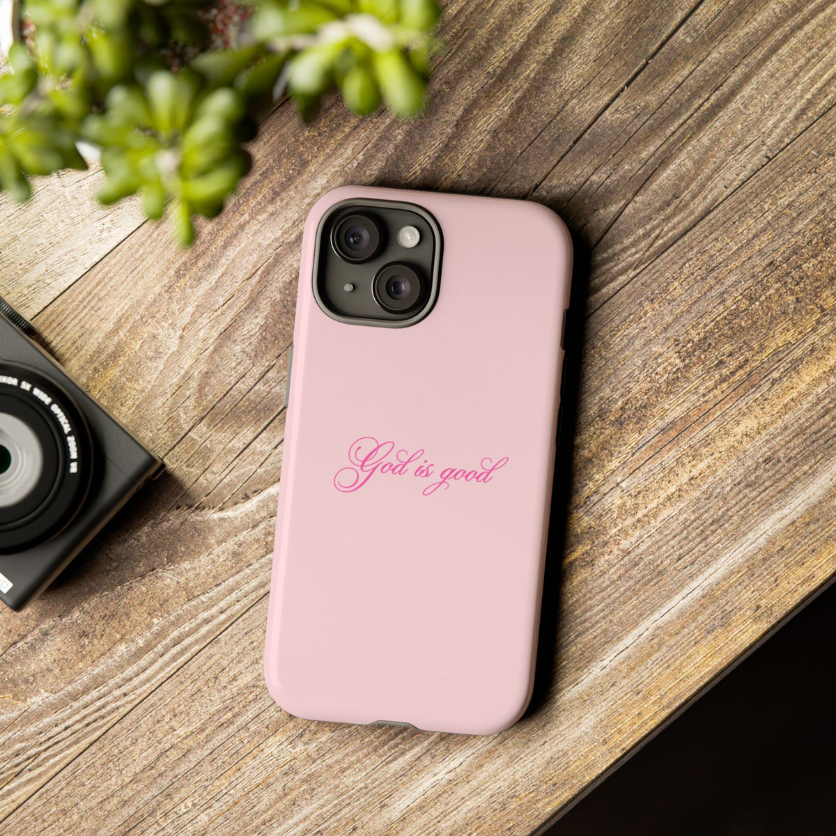 God is good Baby Pink Phone Case