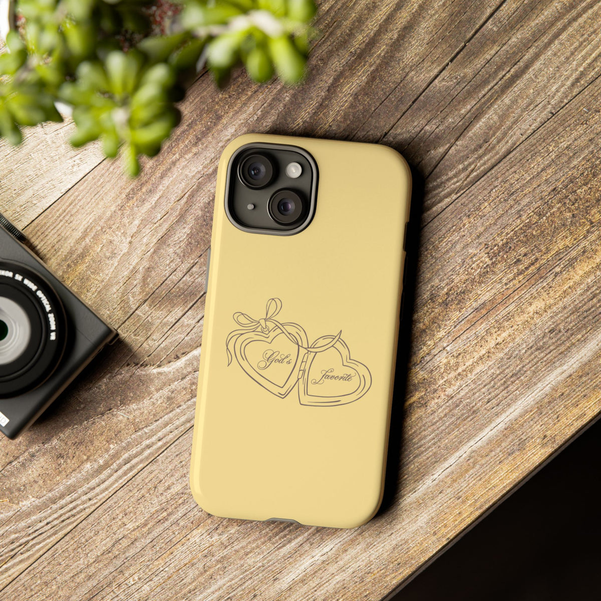 God’s favorite Butter Yellow Locket Phone Case