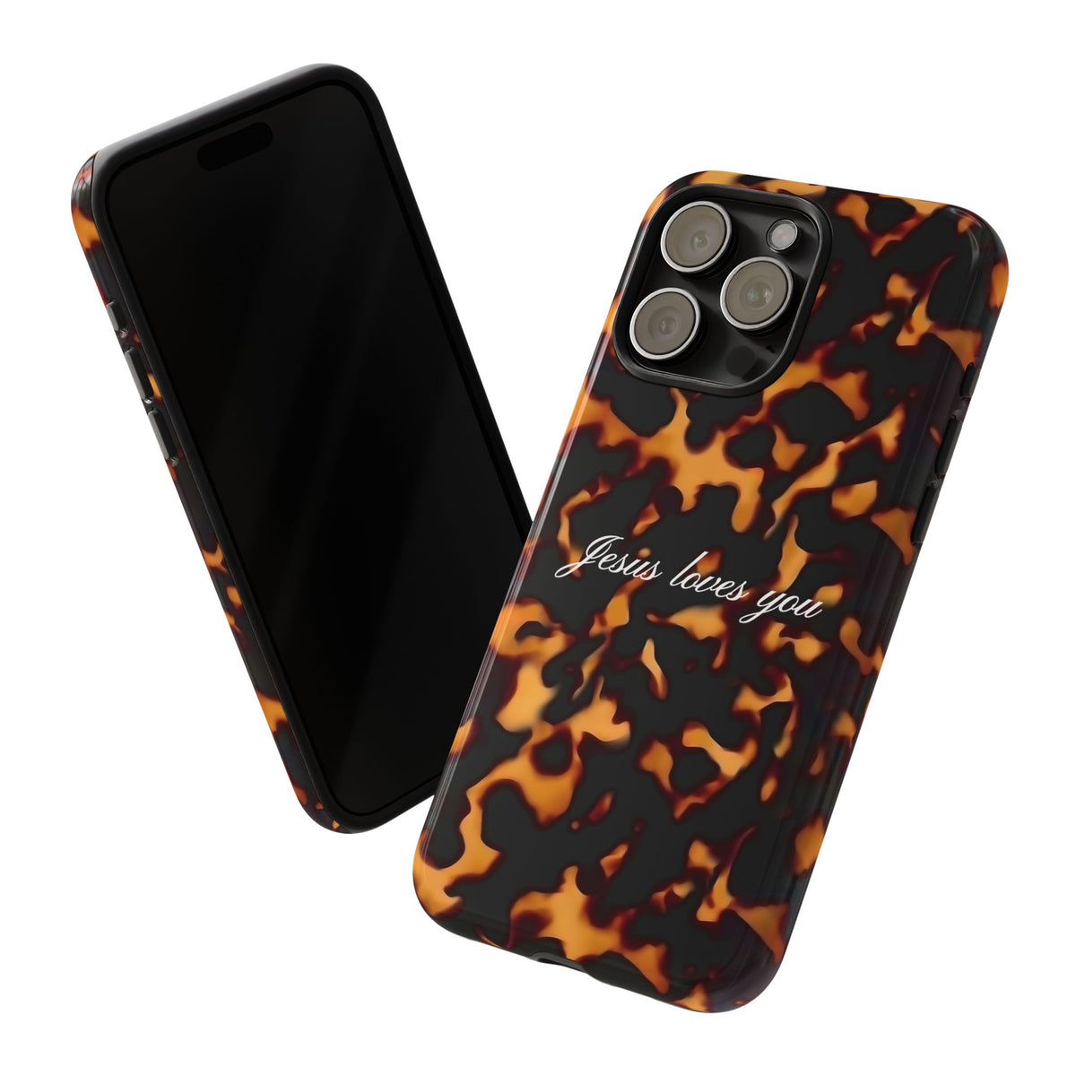 Jesus loves you Tortoise Phone Case