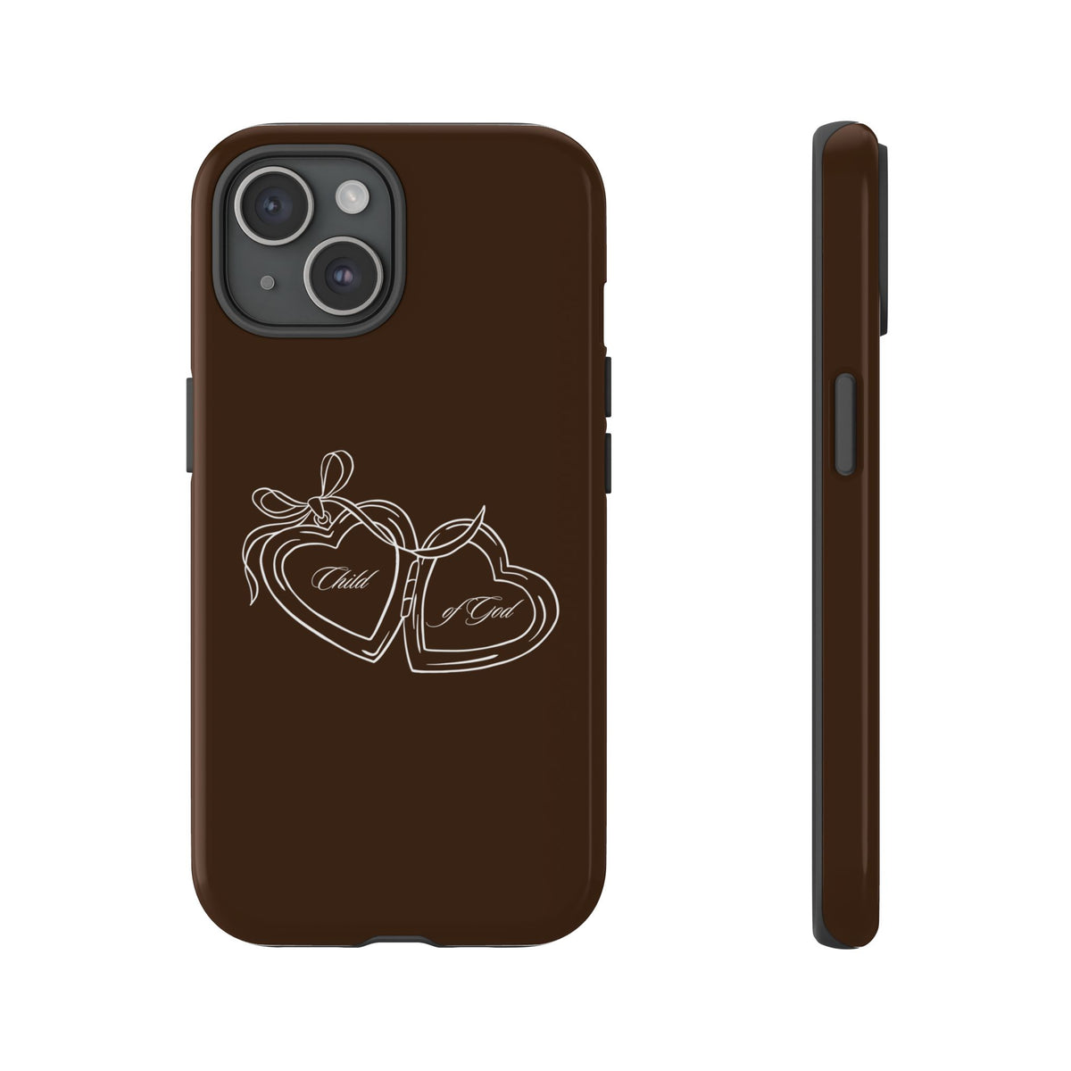 Child of God Espresso Locket Phone Case