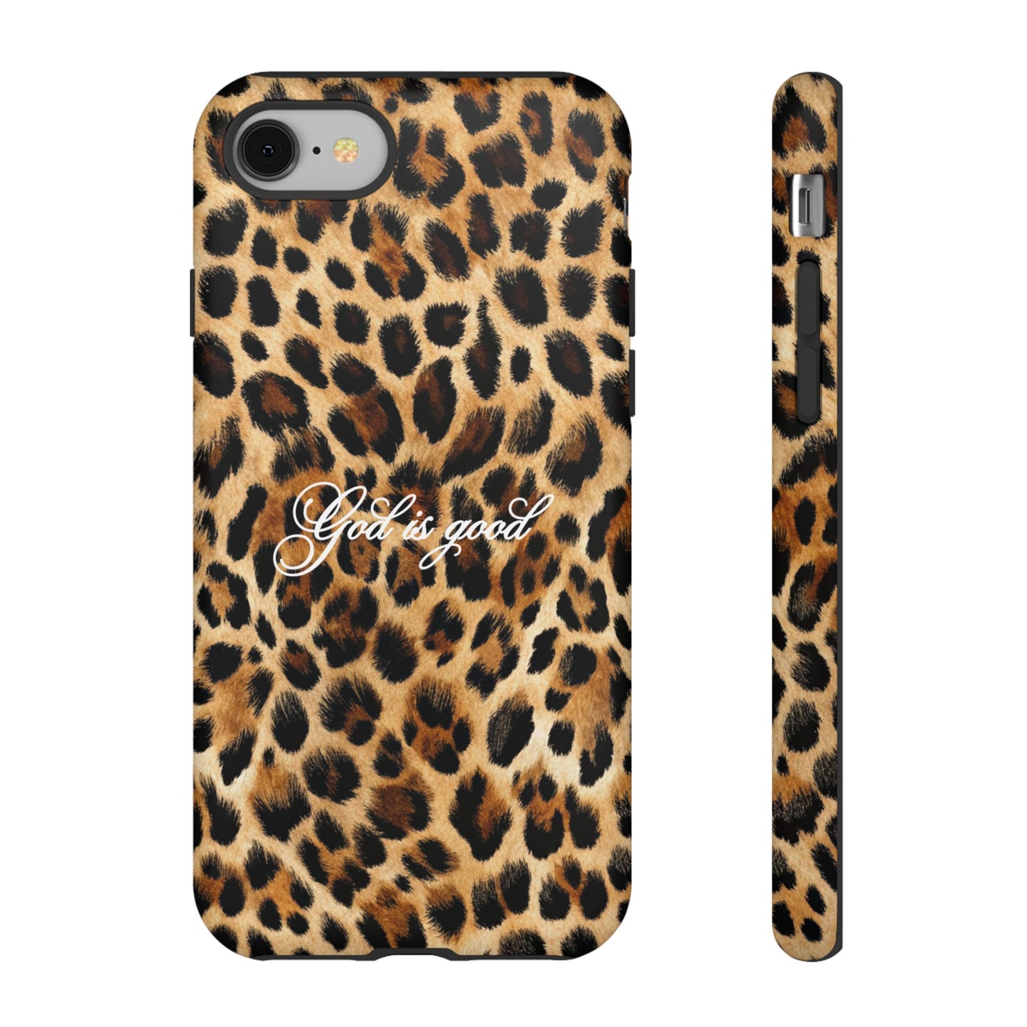 God is good Leopard Phone Case